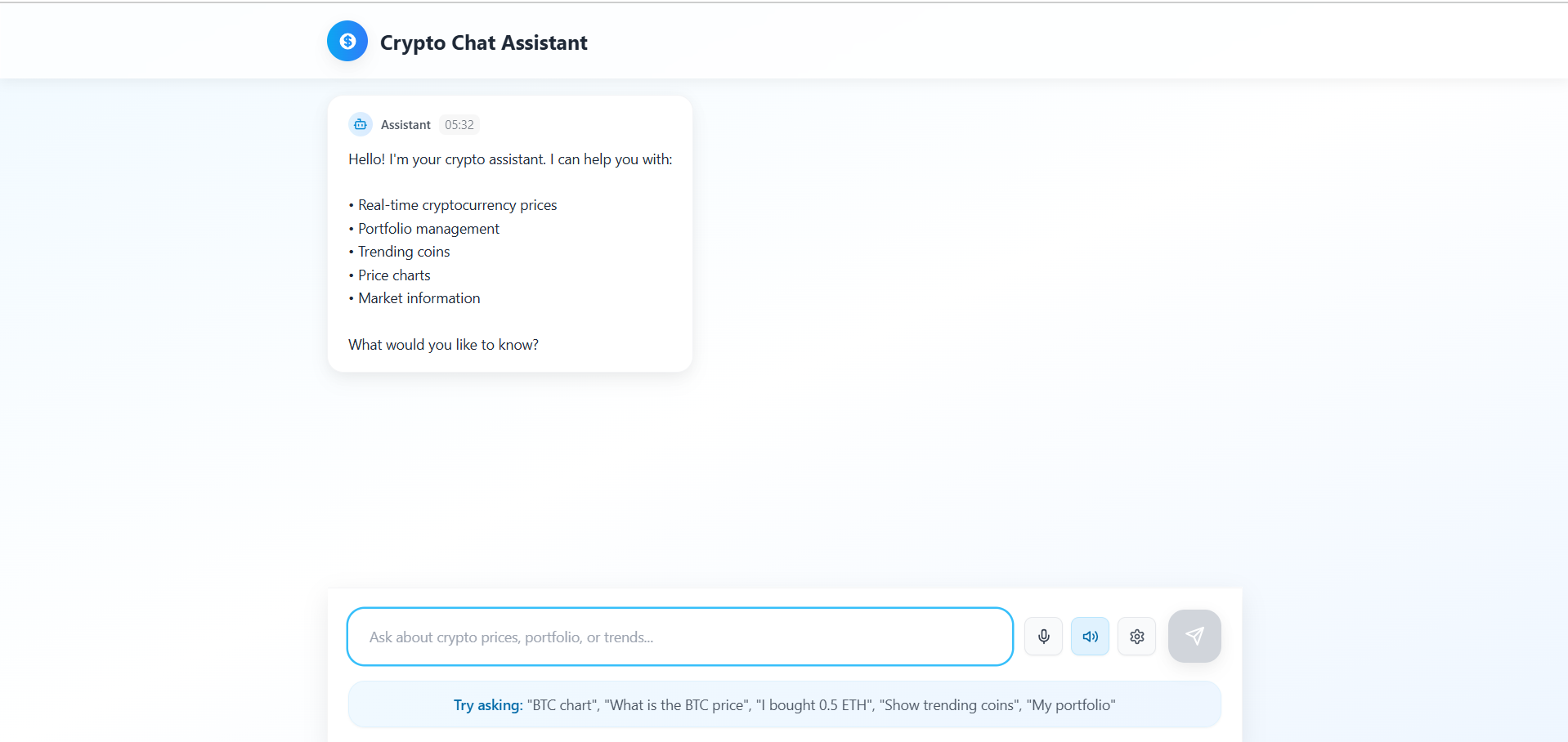 CryptoChatAssistant